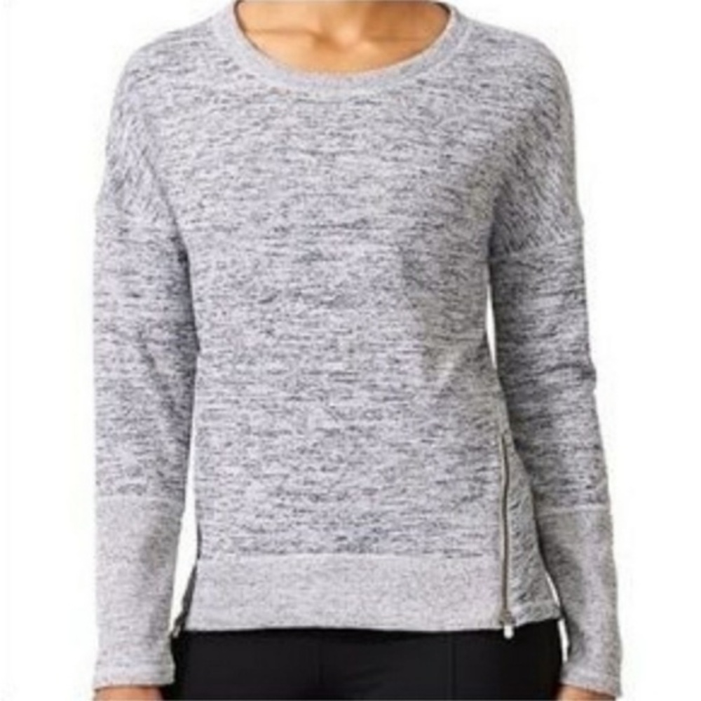 Athleta Blissful Shark Bite Crewneck Sweatshirt Size Small